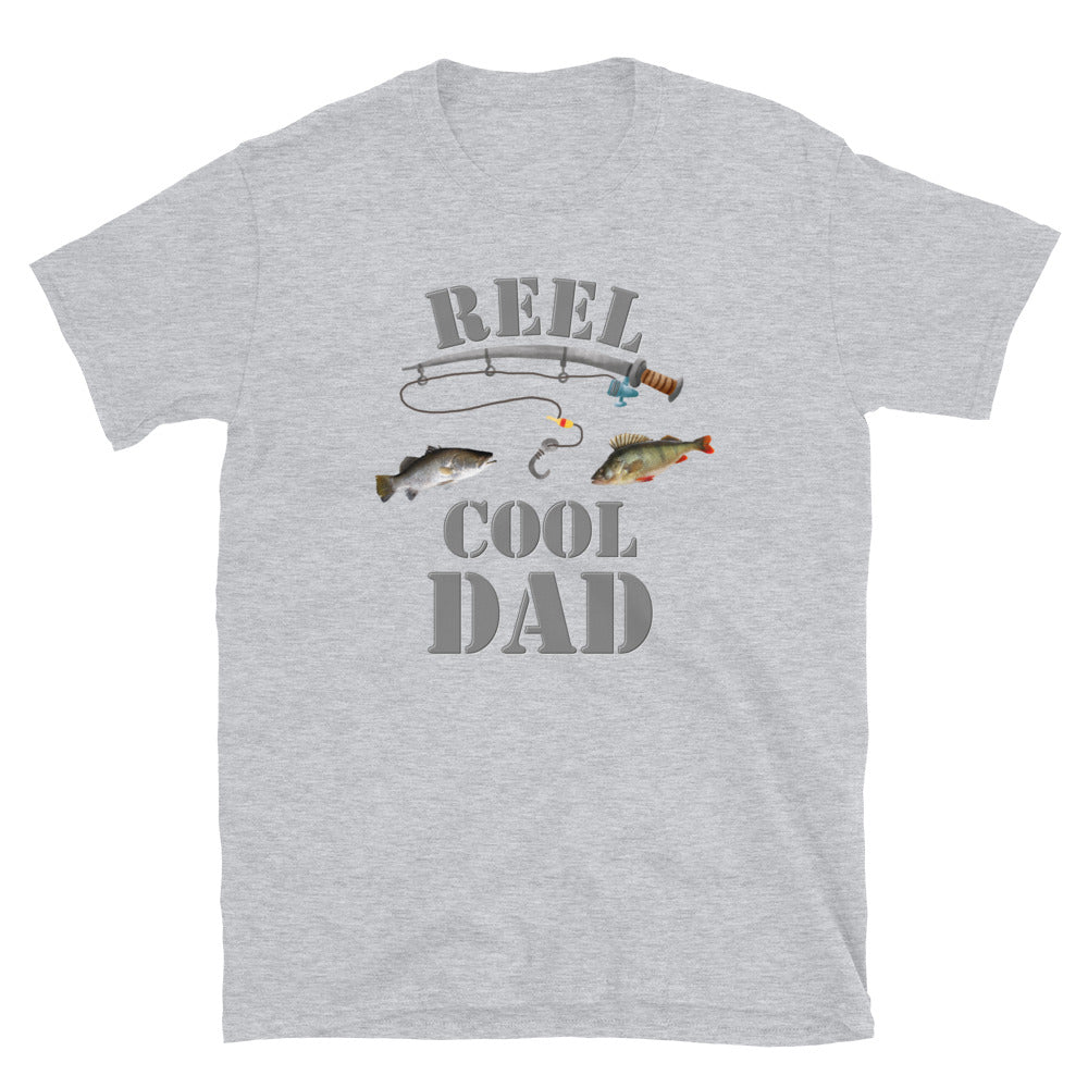 Real Cool Dad T-Shirt, Funny Fishing Shirt, Reel Cool Dad T-Shirt, Rod Father Shirt, Dad Shirt, Fathers Day Fishing Shirt