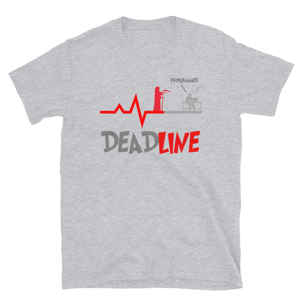 Deadline Programmer Shirt, Coder Shirt, Coding T Shirt, Funny Shirt, Grim Reaper Shirt, Computer Shirt, Developer t shirt