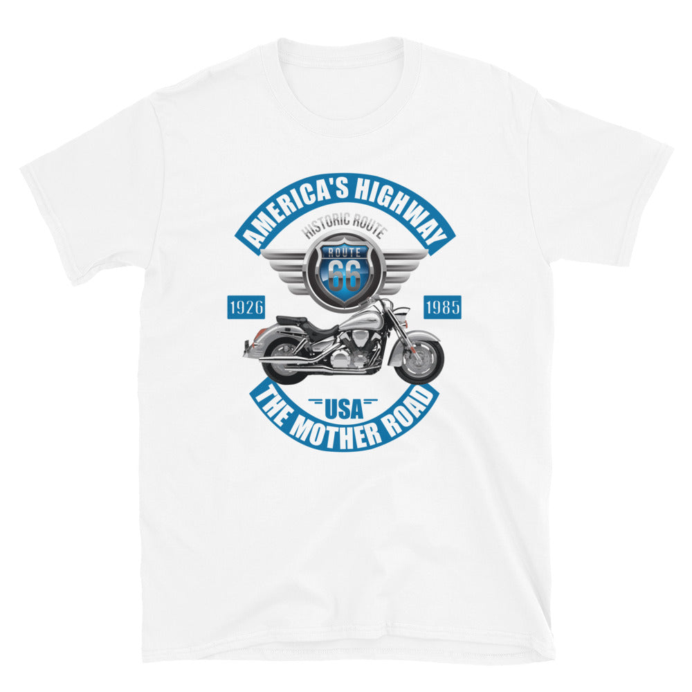 America's Road, Route 66 Shirt, Fathers Day Gift, Mother Road, Route 66 T-Shirt, Road Trip Shirt, Route 66 USA Motorcycle Biker Souvenir Tee