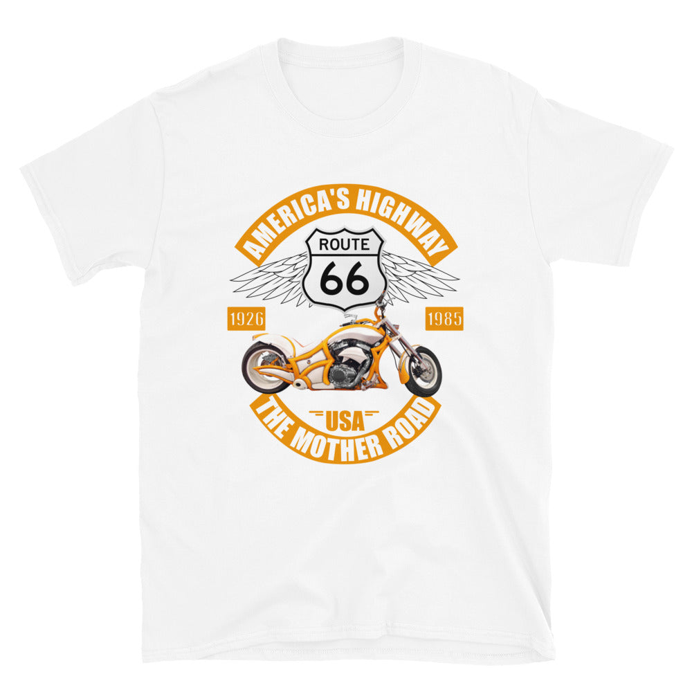 Route 66 Shirt, America's Road, Fathers Day Gift, Mother Road, Route 66 T-Shirt, Road Trip Shirt, Route 66 USA Motorcycle Biker Souvenir Tee